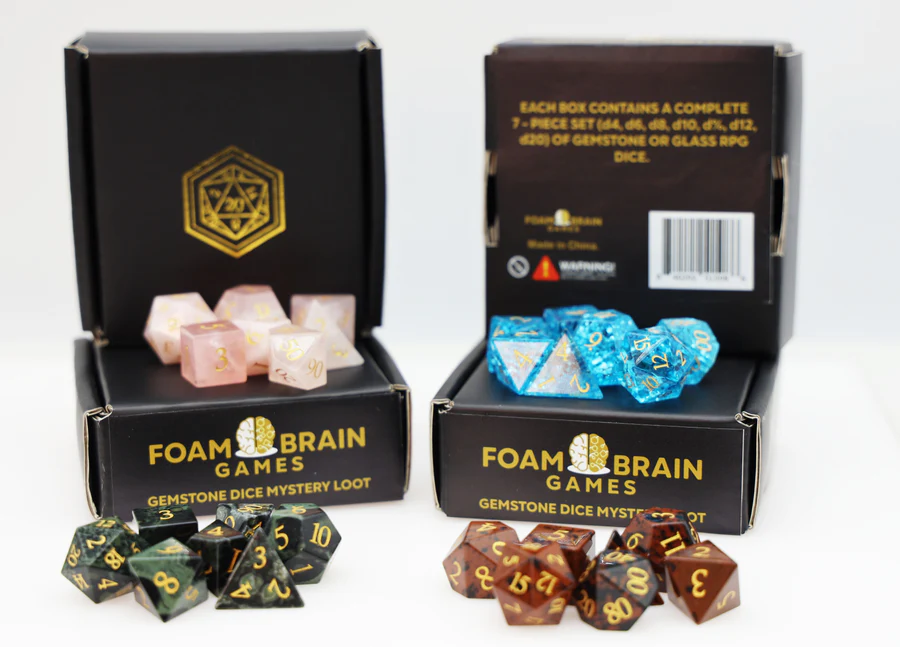 Foam Brain Mystery Loot: Gemstone Dice